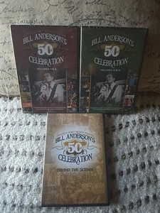 3 Country Family Reunion Bill Anderson 50th Celebration Vol 1-4 & Behind Scenes - Foto 1 di 4