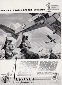 1943 Aeronca L-3 Grasshopper Aircraft Ad 9/11/2025e - Picture 1 of 1