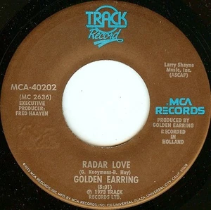 Golden Earring, Radar Love, (7", Single, Glo), NM or M-, 3584305947 - Picture 1 of 3
