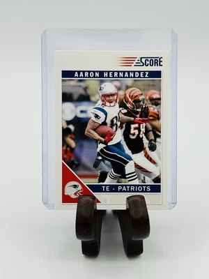 2011 Score Football Aaron Hernandez #168 - Image 1 of 2