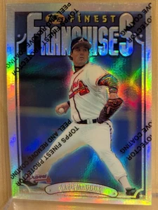 1996 Topps Finest SILVER REFRACTOR #235 Greg Maddux Braves HOF RARE PARALLEL - Picture 1 of 2