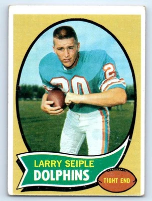 1970 Topps #94 Larry Seiple RC Miami Dolphins - Image 1 of 2