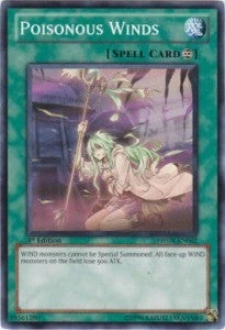 YuGiOh Poisonous Winds PHSW-EN062 Common Englisch NM unl. - Bild 1 von 2