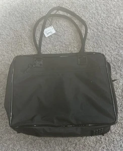 MAC Black Cosmetics Pro Large Travel Bag Makeup Case Shoulder Strap Artist - Picture 1 of 6
