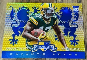 Davante Adams RC 2014 Rookies & Stars Rookie Crusade Blue #12 Green Bay Packers - Foto 1 di 2