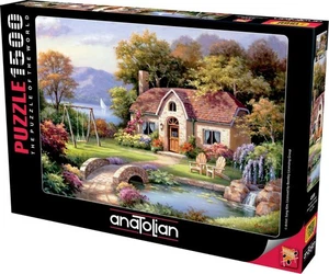 NEU Anatolisches Puzzle 1500 Teile Stein Brücke Cottage - Bild 1 von 2