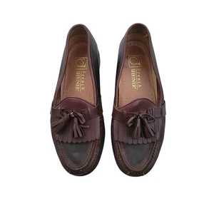 Französische Shriner Quasten zweifarbige Leder Halbschuhe 10,5 Karriere Officecore Business - Bild 1 von 7