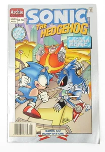 1995 Sonic the Hedgehog Special 25th Issue Vs. Mecha Sonic Comic 1 Newsstand VG - Picture 1 of 6