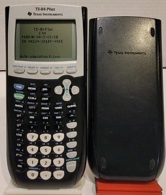 Texas Instruments TI-84 Plus Scientic Graphing Calculator W/ Cover EUC  - Image 1 of 4