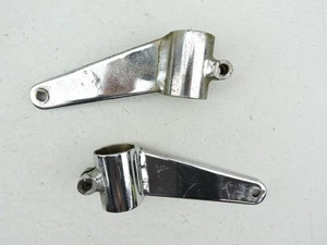 Chrome 34mm Headlight Fork Ears Café Racer Triumph Norton BSA 500 650 750 735 - Bild 1 von 7