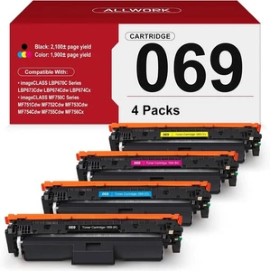 069 Tonerkartusche Set Ersatz für Canon 069 Canon 069h für Canon mf753cdw - Bild 1 von 4