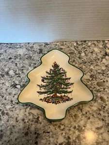 Spode Christmas Tree Candy/nut dish new with sticker - Bild 1 von 7
