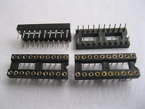 48 pz Adattatore Presa IC 20 PIN Tondo DIP Alta Qualità X=7,62mm Nuovo - Foto 1 di 4