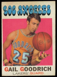 1971-72 TOPPS GAIL GOODRICH LOS ANGELES LAKERS #121 EX
