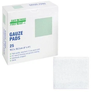 Gauze Pads, 10.2 x 10.2 cm, Sterile, 25 per box - Picture 1 of 1