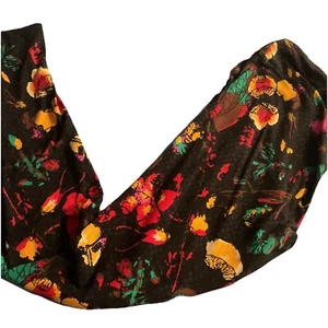 LuLaRoe Leggings TC Tall & Curvy VINTAGE Flower | Tropical | Exotic Design Print - Picture 1 of 3