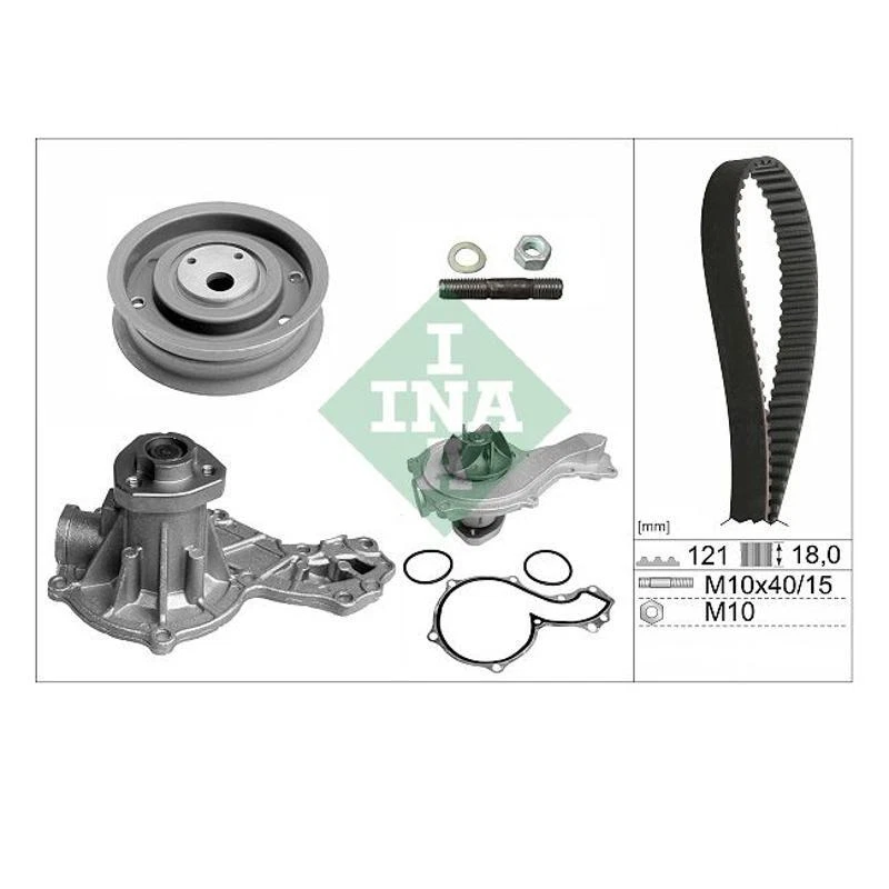 INA 530 0162 30 Wasserpumpe + Zahnriemensatz für VW Caddy I Audi 80 Seat Cordoba - Bild 1 von 1
