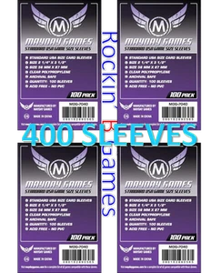 Purple Label: Standard USA Game Sleeves 56x87mm (4x100 Pk, 400 sleeves) MDG-7040 - Picture 1 of 1