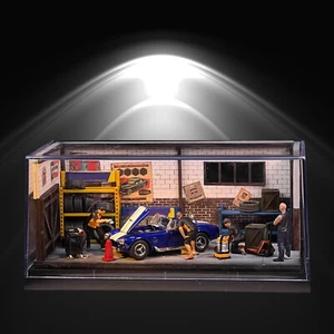 1/64 Scale Garage Prop Model Repair Workshop Scene Display Model Accessory - Picture 1 of 7