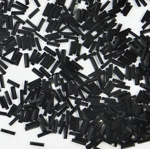 4500 5x1,5 N : 40 strass Swarovski baguette fond conique 4500 5X1,5mm JET - Picture 1 of 3