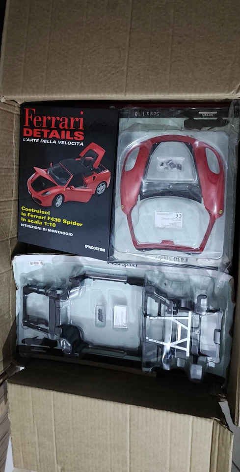 FERRARI F430 430 SPIDER  1:10 DEAGOSTINI FULL KIT 65 USCITE (NO POCHER-HACHETTE) - Immagine 1 di 1
