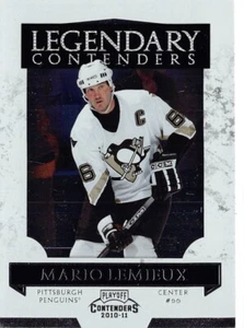 Contenders Playoff 2010-11 Contenders Contenders Legendary #6 Mario Lemieux - Foto 1 di 2