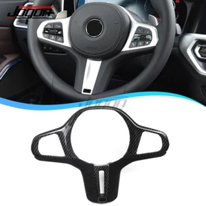 Reemplace el bisel de la cubierta del volante para BMW G80 G82 G83 M4 G20 G30 fibra de carbono - Imagen 1 de 13