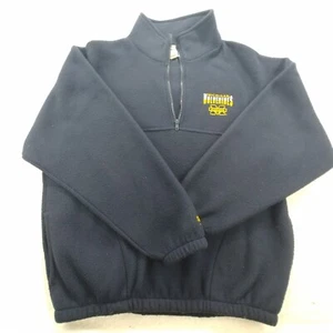 Chaqueta Pullover Grande BC Sports Wear Michigan Wolverines 1/4 Cremallera Polar Para Hombre - Imagen 1 de 11