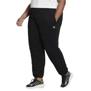 adidas Originals Womens Adicolor Essentials Joggers (Plus Size) - Black - Picture 1 of 4
