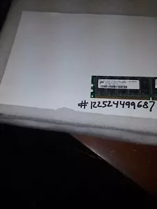 1GB DDR DDR1 PC PC2700E 2700E DDR1-333MHZ 333 184PIN ECC UNBUFFERED 64X8 2RX8 - Picture 1 of 1