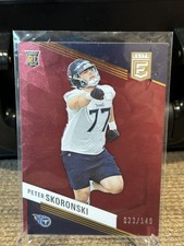2023 Donruss Elite Peter Skoronski RC Rookie Maroon /149 #175 TItans W1Z