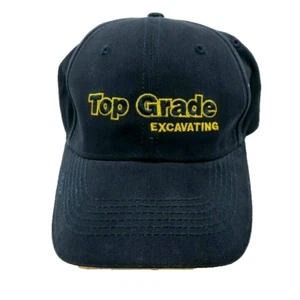 Top Grade Excavating Contractor Farley Iowa Hat Cap Strapback Navy Blue Bx19 - Bild 1 von 9