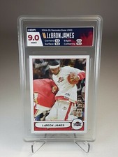 LeBron James 2004-2005 Topps Bazooka Basketball Card #100 HGA 9