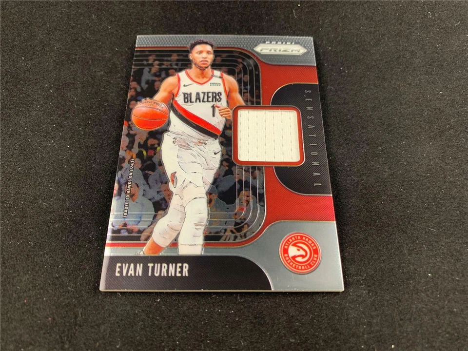 2019-20 PANINI PRIZM EVAN TURNER SS-EVT SENSATIONAL SWATCHES JERSEY RELIC - Image 1 of 1