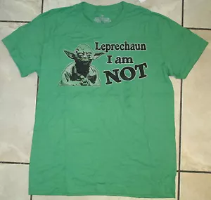 NWT Gap Men's Yoda Star Wars Leprechaun I Am NOT Graphic T-Shirt S NEW - Picture 1 of 1