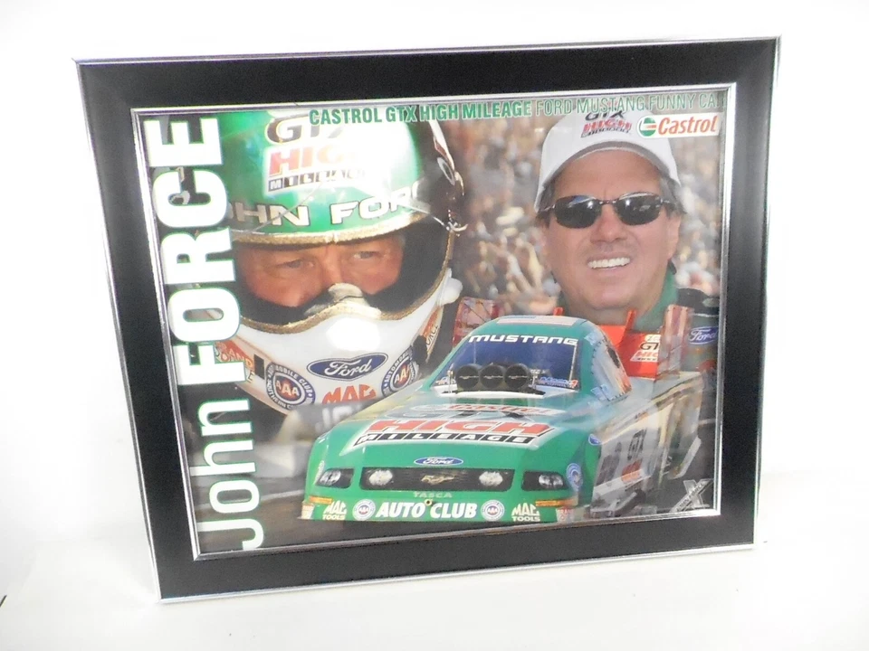Tarjeta de héroe enmarcada NHRA - John Force - Envío gratuito Foto 1 de 1