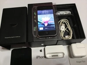Apple iPhone 1st Generation 2G - 8GB - Black - A1203 - With Matching # Box ! - Picture 1 of 17