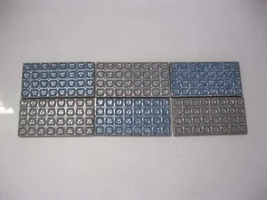 Alte kleine Fliesen 15x7,5 cm schmal grau blau plastisch Relief Vicano 90 Stück - Bild 1 von 5