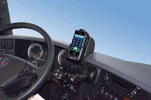 KUDA Handy Halterung 015025 passend für Scania P- /G-/ R- Reihe ab 2006 - Bild 1 von 4