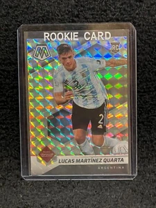 LUCAS MARTINEZ QUARTA ~ 2021-22 Mosaic FIFA ROOKIE #14 Silver Mosaic Prizm PWE - Picture 1 of 2