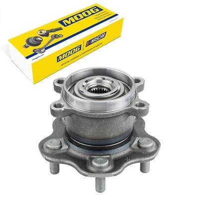 Conjunto de cojinete de rueda y buje trasero MOOG para Nissan Juke 2014-2017 AWD Foto 1 de 4