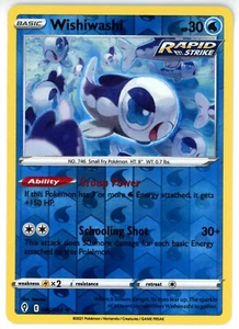 Wishiwashi Reverse Holo Rare - 046/203 - Evolving Skies Pokemon 2021 - Bild 1 von 2