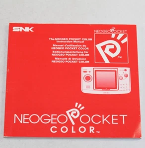 Neo Geo Pocket Color System Manual Only! English! Very Good Condition! Rare! - Picture 1 of 4