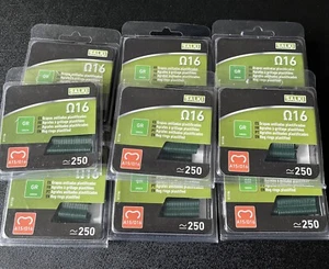 Salki 111106 Heftklammer A-16 grüne Blisterpackung 250 u Schweine Ringe x 9 Packungen R8 - Bild 1 von 3