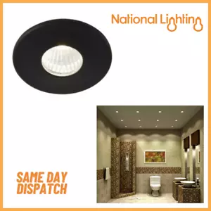 LALO LED Deckenleuchte Festnetzstrahler matt weiß IP44 Downlights - 240V - Bild 1 von 30