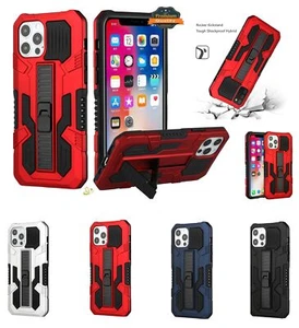 For Boost Mobile Celero 5G Hybrid Rugged Shockproof with Kickstand Case Cover - Picture 1 of 41