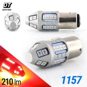 Par de bombillas traseras de alta potencia 2X BAY15D 1157 50W LED rojo freno trasero freno trasero - Imagen 1 de 12