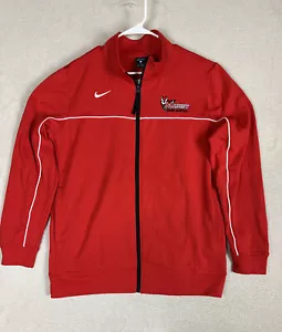 Nike Red Foxes Zip Up Jacket Women's Large Marist Basketball Red - Picture 1 of 9