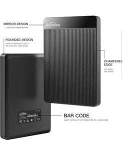 Ultra Slim Portable External Hard Drive 4TB - Picture 1 of 3