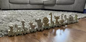 (12) Precious Moments Birthday Train Years 1-11 & Baby w/ Boxes - Picture 1 of 6